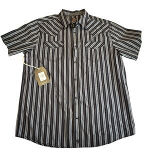 NWT Moonshine Spirit Brad Paisley Men’s XL Button Shirt‎ Pearl Snap Western